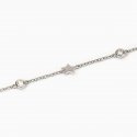 Mabina - Bracciale In Argento Con Stelle - Regolabile - Zirconi