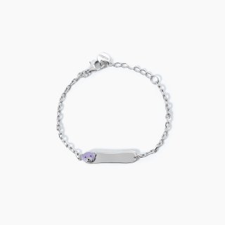 Mabina - Bracciale Personalizzabile Orsetto - Argento 925 - Smalto