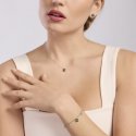 Mabina - Orecchini A Lobo Con Quadrifoglio - Argento - Smeraldi