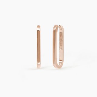 Mabina - Orecchini Geometric - Argento 925 - Oro Rosa
