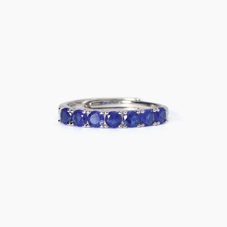 Mabina - Anello In Argento - Zaffiri Sintetici - Regolabile