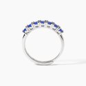 Mabina - Anello In Argento - Zaffiri Sintetici - Regolabile