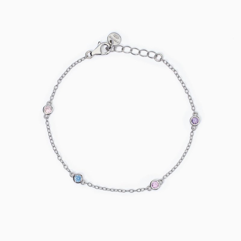 Mabina - Bracciale Da Bambina - Tormalina Sintetica - Zirconi