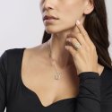 Mabina - Girocollo In Argento Con Zircone Lemon - Desiderio Infinito