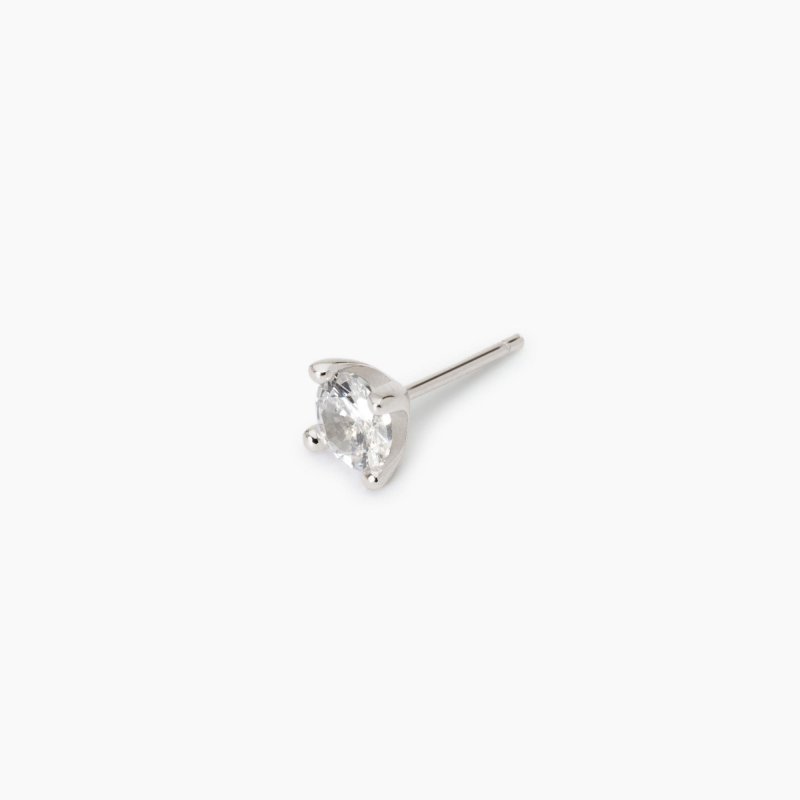 Mabina - Orecchino Uomo Con Zircone - Argento 925 - Zircone