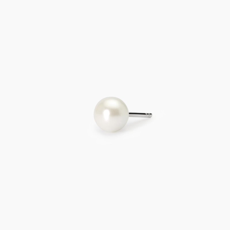 Mabina - Orecchino Uomo Con Perla Monomania - Argento - Perla