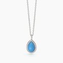 Mabina - Girocollo In Argento Con Turchese - Diva