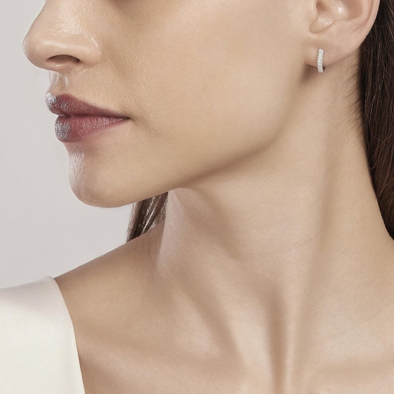 Mabina - Orecchini Coppia Fissa - Argento 925 - Zirconi