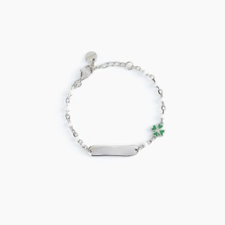 Mabina - Bracciale Lucky-Tag - Argento - Smalto