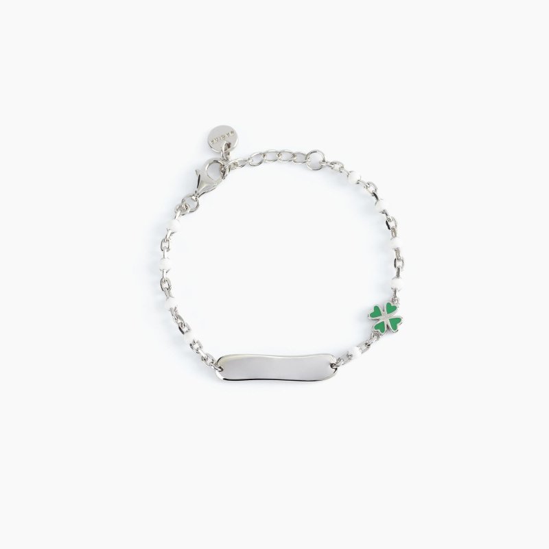 Mabina - Bracciale Lucky-Tag - Argento - Smalto