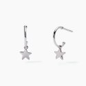 Mabina - Orecchini In Argento - Cerchio - Stellina