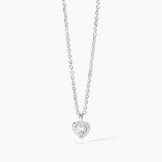 Mabina - Girocollo Love Affair - Argento - Zirconi