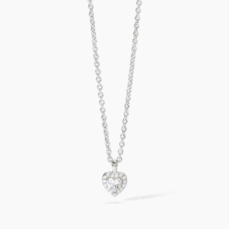 Mabina - Girocollo Love Affair - Argento - Zirconi