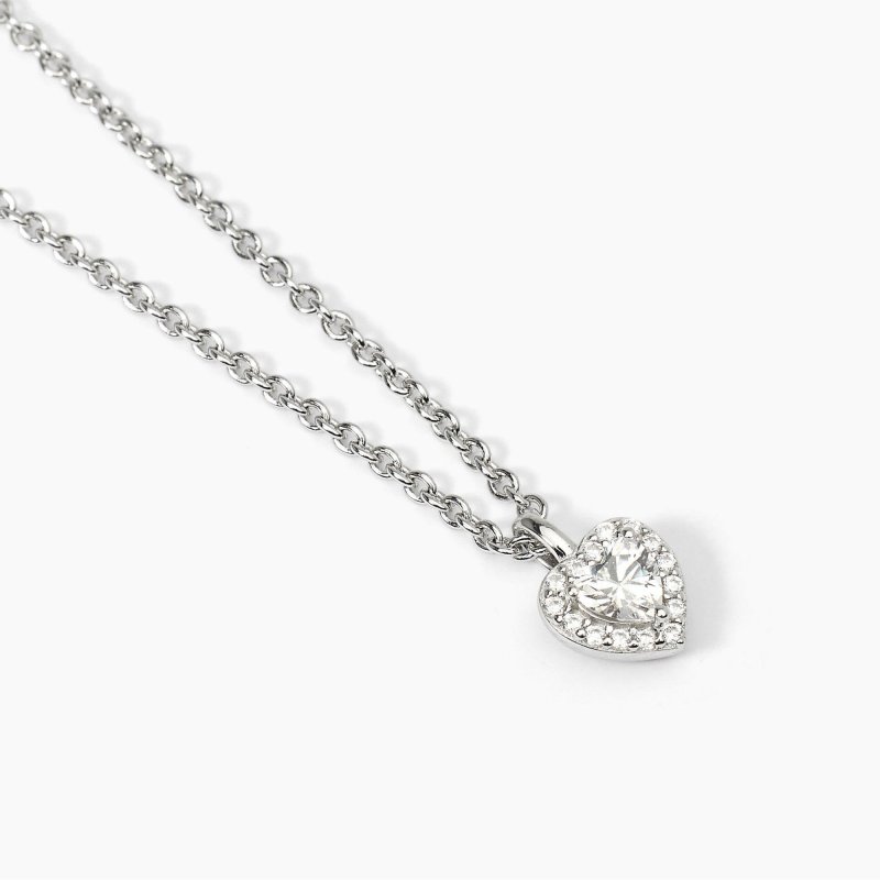Mabina - Girocollo Love Affair - Argento - Zirconi