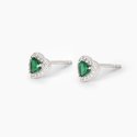 Mabina - Orecchini Love Affair - Argento - Smeraldi Sintetici