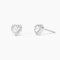 Mabina - Orecchini In Argento - Zirconi Taglio Cuore