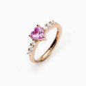 Mabina - Anello Donna Con Tormalina Sintetica - Oro Rosa