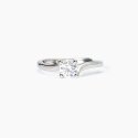 Mabina - Anello In Argento Abbraccio - Zircone Solitaire