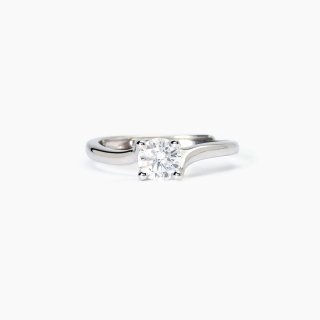Mabina - Anello In Argento Abbraccio - Zircone Solitaire