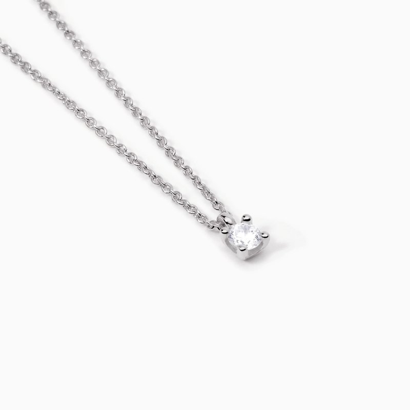 Mabina - Girocollo In Argento - Catena Forzatina - Punto Luce