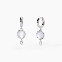 Mabina - Orecchini In Argento Con Pendente - Madreperla