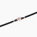 Mabina - Bracciale Uomo Con Rosa Dei Venti - Argento - Nylon