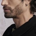 Mabina - Orecchino A Cerchio Da Uomo - Smeraldi Sintetici - Argento