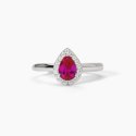 Mabina - Anello In Argento Con Rubino Sintetico - Cool Or Rétro?