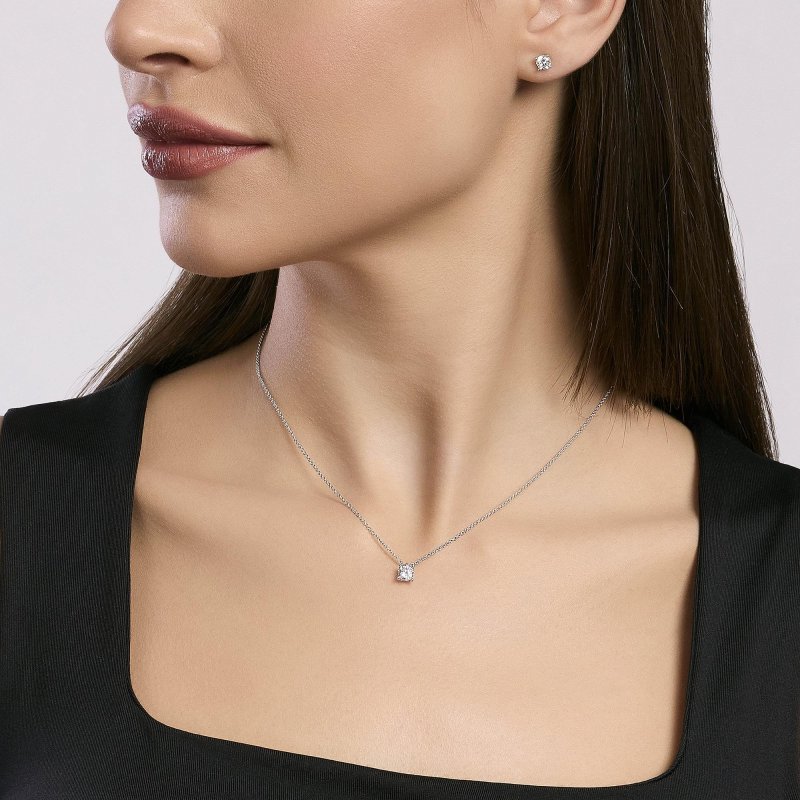 Mabina - Orecchini In Argento Con Punti Luce - Zirconi Bianchi