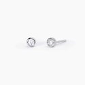 Mabina - Orecchini Punto Luce - Argento 925 - Zirconi