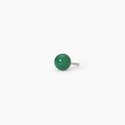 Mabina - Orecchino In Argento Con Giada Verde - Monomania