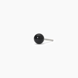 Mabina - Orecchino In Argento - Agata Nera - Monomania