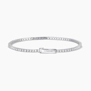 Mabina - Bracciale Donna Tennis - Argento - Zirconi