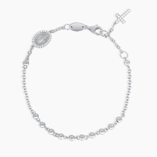 Mabina - Bracciale Rosario - Argento 925 - Zirconi