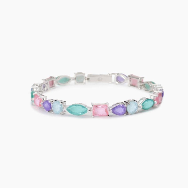 Mabina - Bracciale Fusion Stone - Multicolor - Argento 925