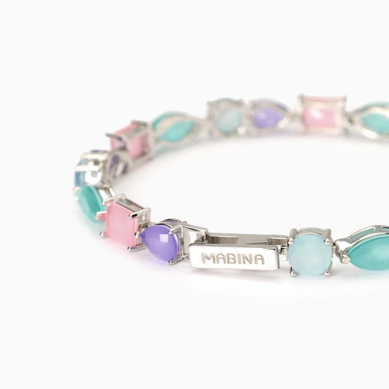 Mabina - Bracciale Fusion Stone - Multicolor - Argento 925