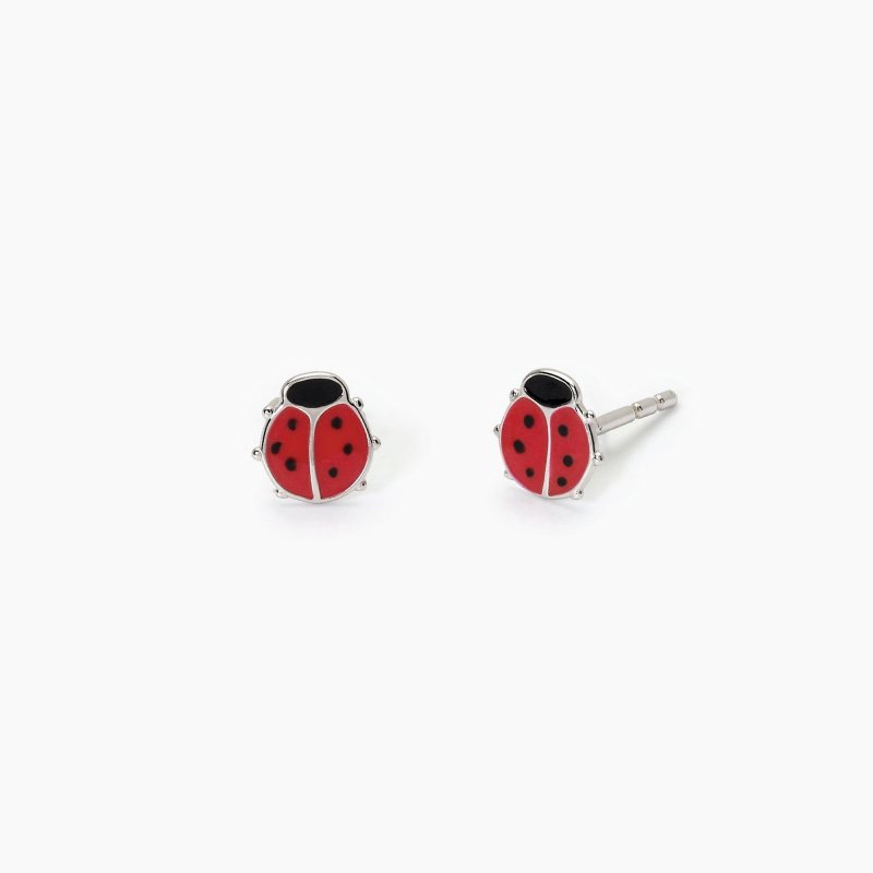Mabina - Orecchini In Argento - Coccinella Fortunella