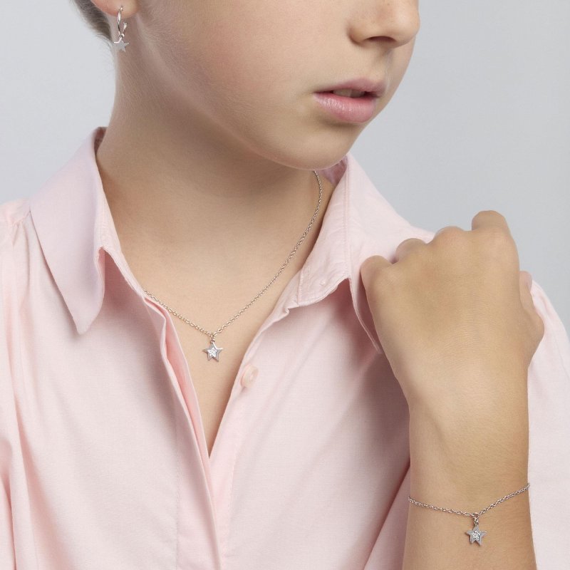 Mabina - Bracciale In Argento - Stellina - Zirconi