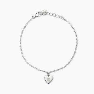 Mabina - Bracciale In Argento Con Cuoricino Tvb - Argento - Zirconi