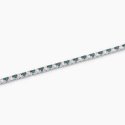 Mabina - Bracciale Tennis Smeraldi Sintetici - Argento 925