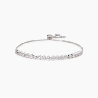Mabina - Bracciale Con Tennis - Zirconi Taglio Cuore