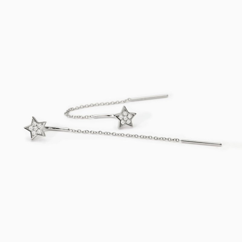 Mabina - Orecchini In Argento - Stelle Pavè - Polvere Di Stelle