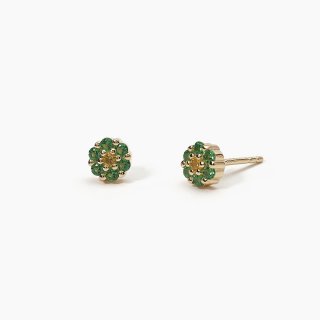 Mabina - Orecchini Fior Fiore - Argento 925 - Oro 18K
