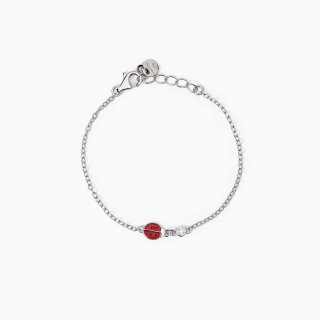 Mabina - Bracciale Da Bambina - Coccinella Fortunella - Argento