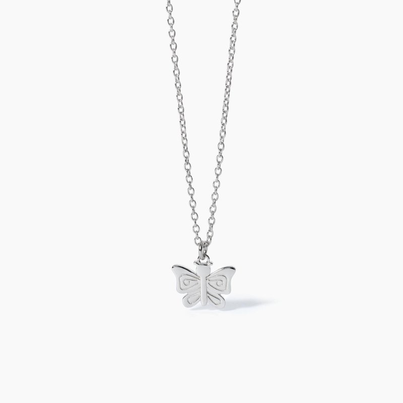 Mabina - Girocollo Con Farfalla - Argento 925 - Bambina