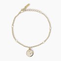 Mabina - Bracciale Ciondolo Cerchio - Argento 925 - Oro 18K