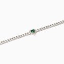 Mabina - Bracciale Tennis Donna - Smeraldo - Argento