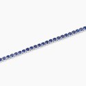 Mabina - Bracciale Tennis Uomo - Zaffiri Sintetici - Argento
