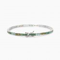 Mabina - Bracciale Tennis Con Zirconi - Multicolor Verdi