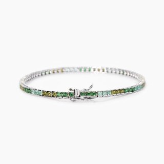 Mabina - Bracciale Tennis Con Zirconi - Multicolor Verdi